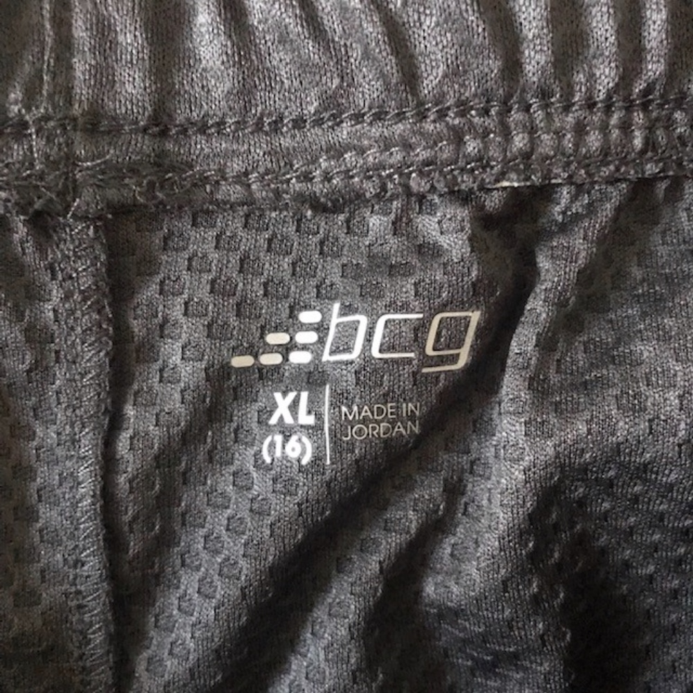 GIRLS BCG BASKETBALL 3" HONEYCOMB SHORTS EBONY - Picture 2 of 4